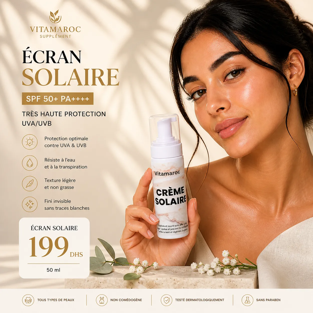 Écran Solaire SPF50+